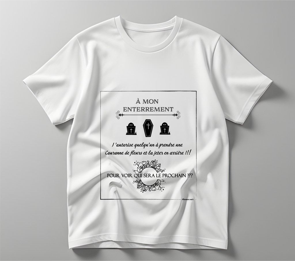 T-shirt manche courte  humour noir L'atelier