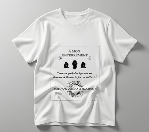 T-shirt manche courte  humour noir L'atelier